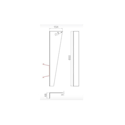 Covind Prp/610 Mounting Bracket, Bumper