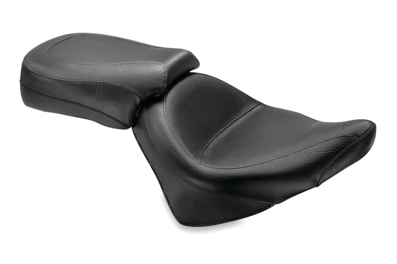 Mustang Motorcycle Mustang 03-17 Victory Vegas, Kingpin, 05-07 8-Ball Standard Touring 2PC Seat - Black