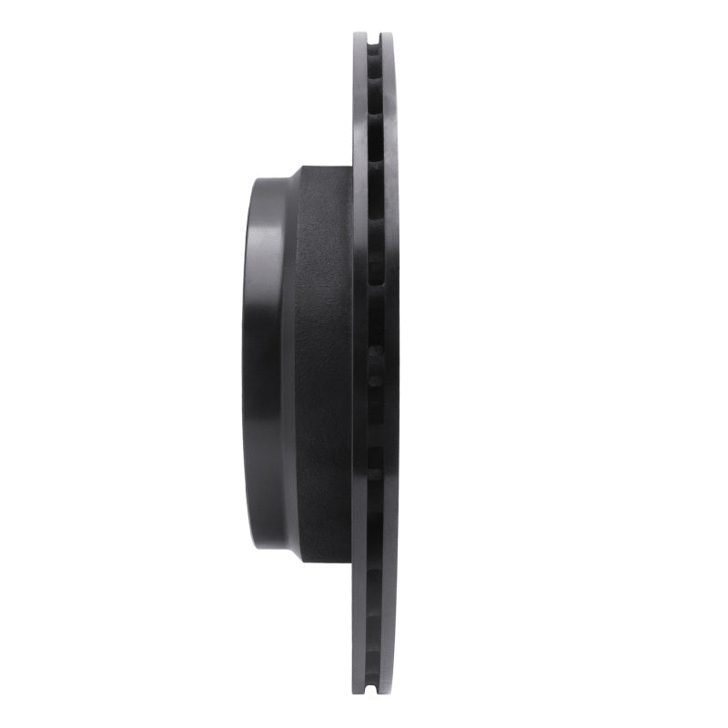 R1 Concepts R1 10-12 Land Rover Range Rover Rear Left Drilled & Slotted Black Brake Rotor