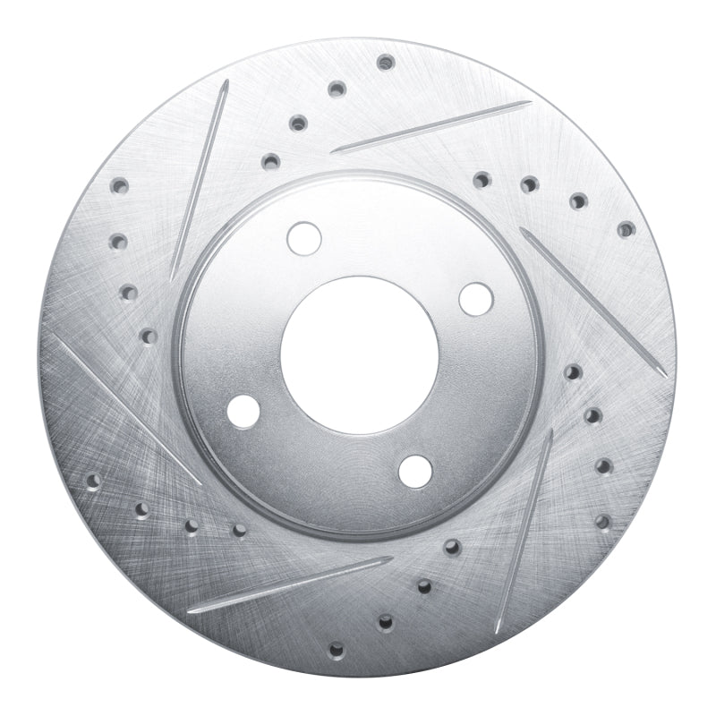 R1 Concepts R1 13-17 Suzuki SWIFT (Mexico) Front Left Drilled & Slotted Silver Brake Rotor