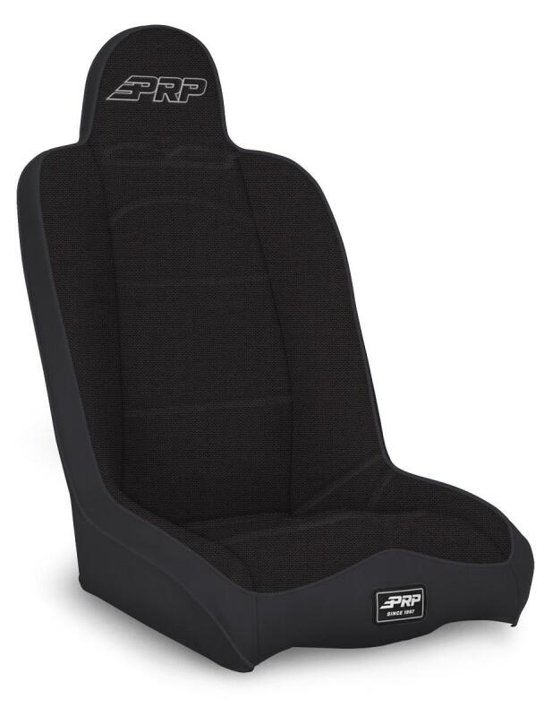 PRP Seats PRP Daily Driver High Back Suspension Seat (Two Neck Slots) - All Black