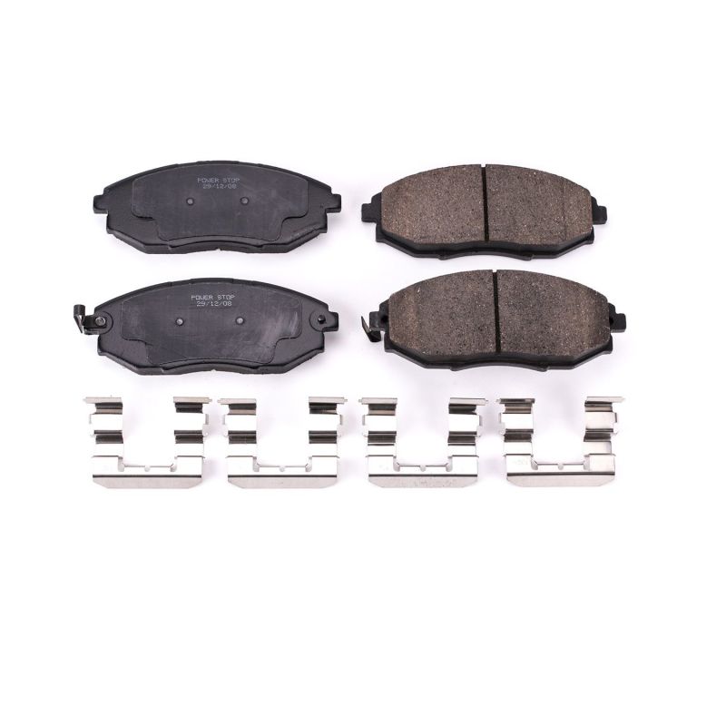 PowerStop Power Stop 04-06 Chevrolet Epica Front Z17 Evo Ceramic Brake Pad w/Hardware