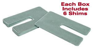 SPC Performance ZINC SHIMS 3.5x6.25x2.0 deg.