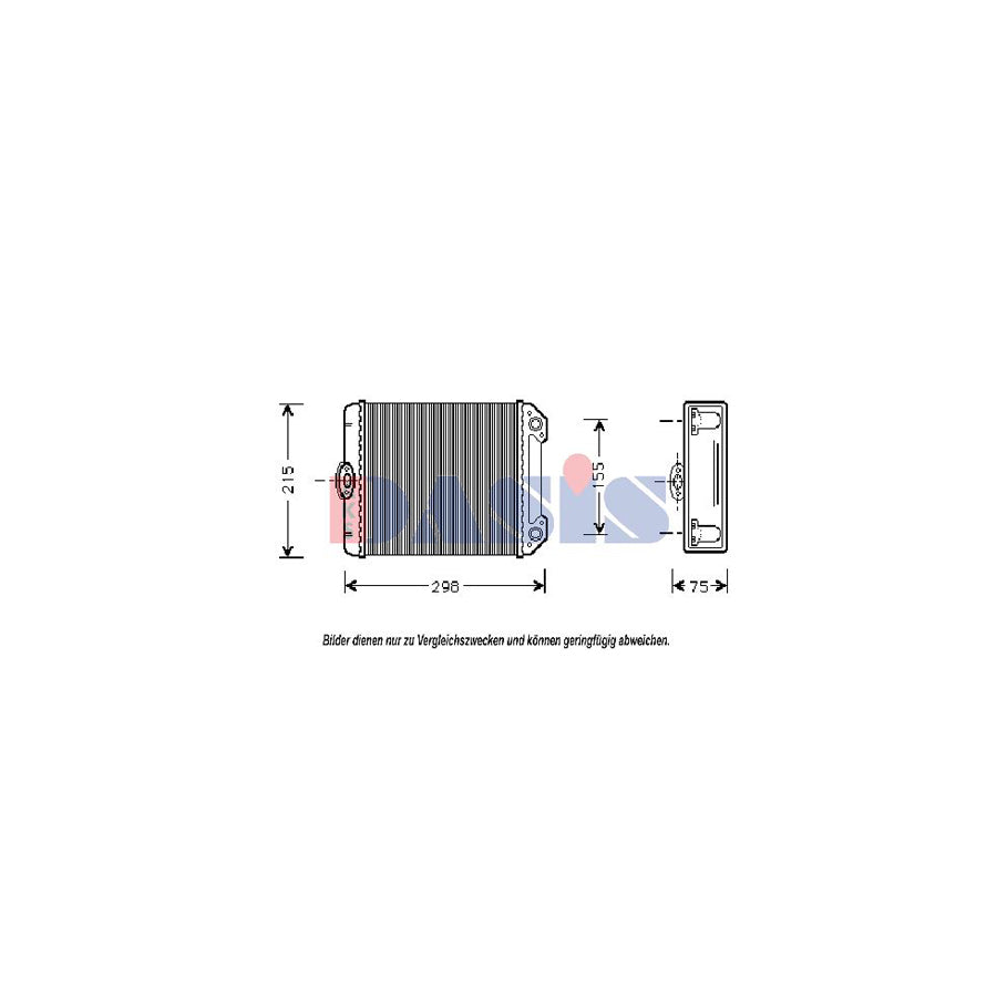AKS Dasis 129270N Heater Matrix