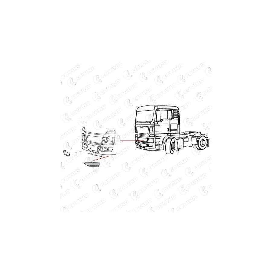 Covind Tgx/ 93 Cover, Bumper