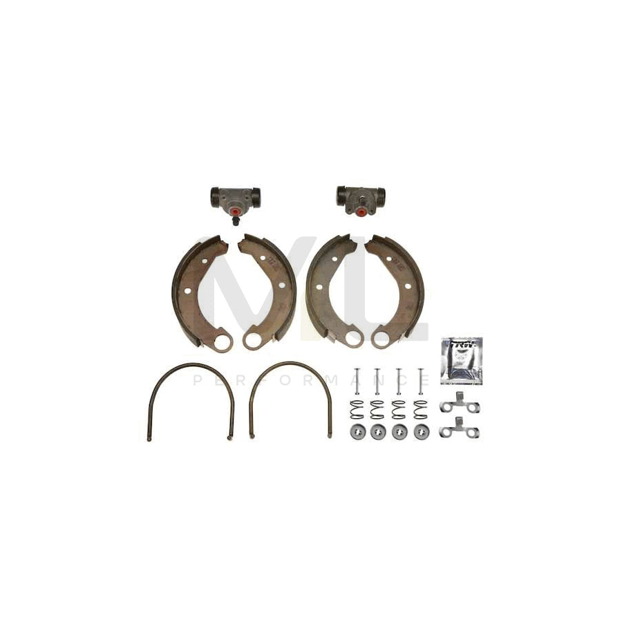 TRW Brake Kit BK1103 Brake Shoe Set with wheel brake cylinder | ML Performance Car Parts