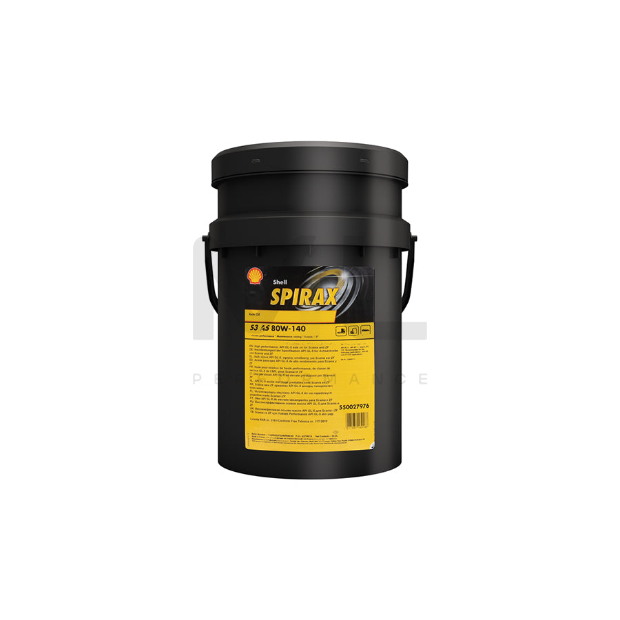 Shell Spirax S3 AS 80W-140 - 209 ltr | ML Performance UK Car Parts