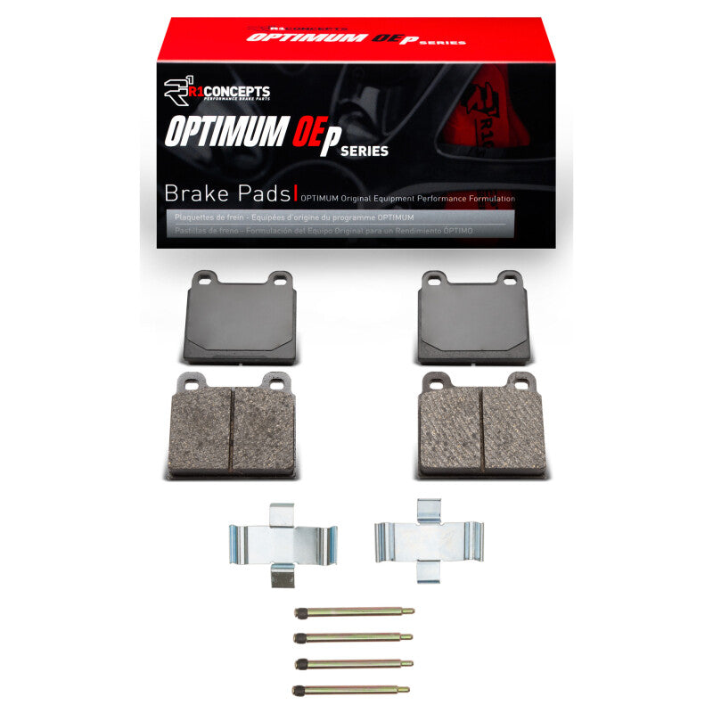 R1 Concepts R1 70-72 Mercedes-Benz 300SEL Front Optimum OE Pads & Hardware Kit