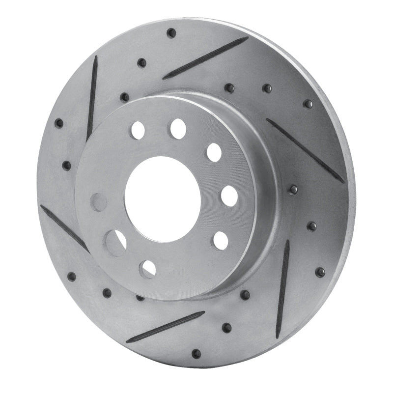 R1 Concepts R1 82-82 Buick SKYHAWK Front Left Drilled & Slotted Silver Brake Rotor