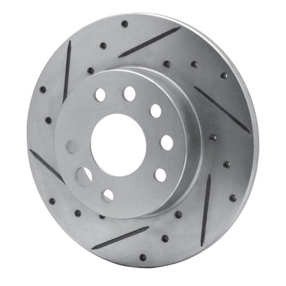 R1 Concepts R1 82-82 Buick SKYHAWK Front Left Drilled & Slotted Silver Brake Rotor