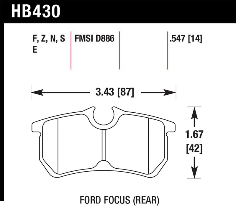 Hawk Performance Hawk HPS Street Brake Pads