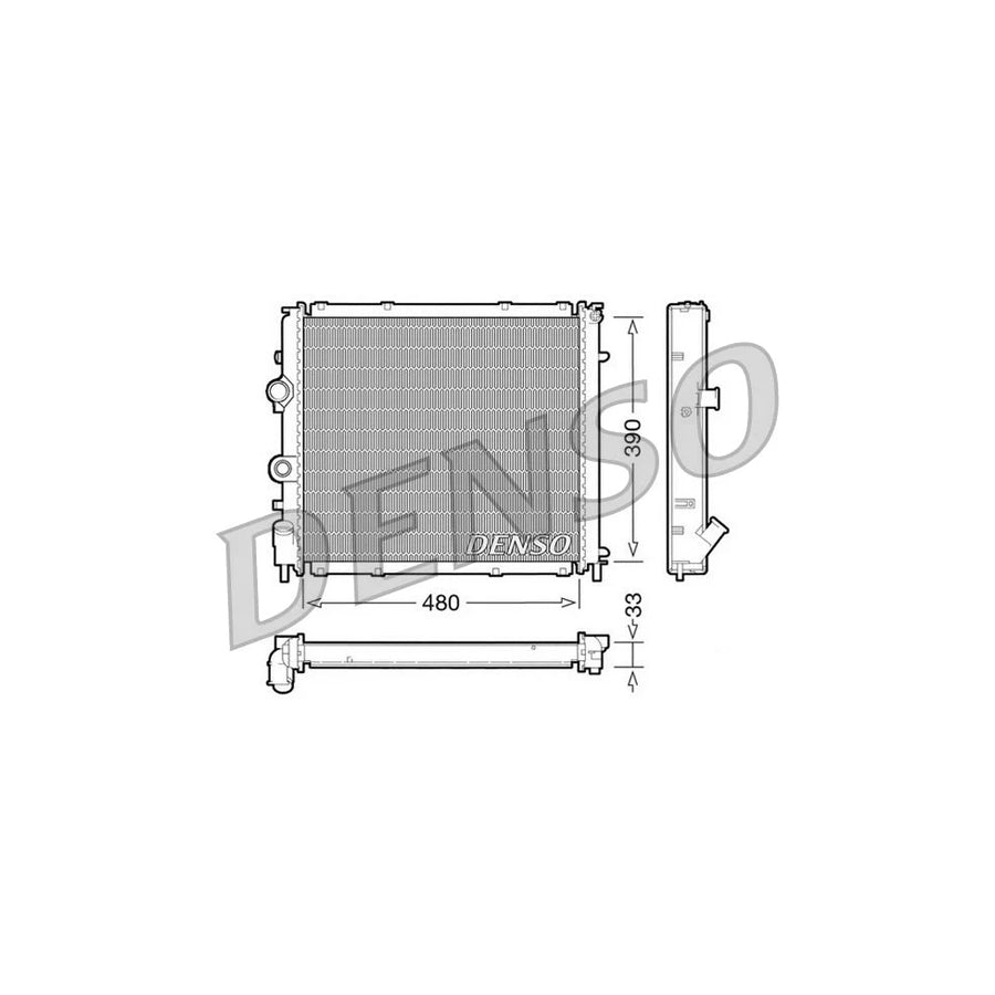 DENSO DRM23011 Engine Radiator