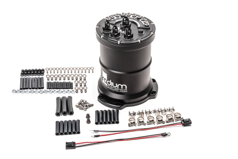 Radium Engineering Radium Multi-Pump Fuel Surge Tank Fits Walbro GSS342 / AEM 50-1200 / DW4 (Pumps Not Included)