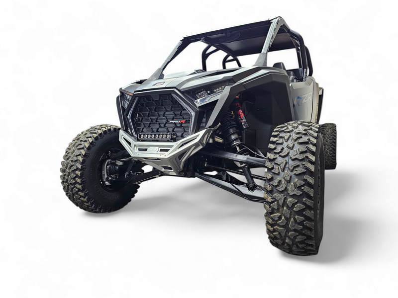 Elektric Off Road Elektric Offroad 2022-2025 Polaris Rzr Pro R/ Pro S/Turbo R Billet Front Winch Bumper Anodized Clear