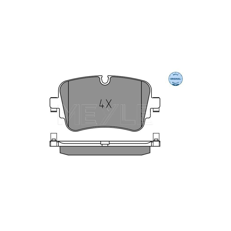 Meyle 025 223 0717 Brake Pad Set