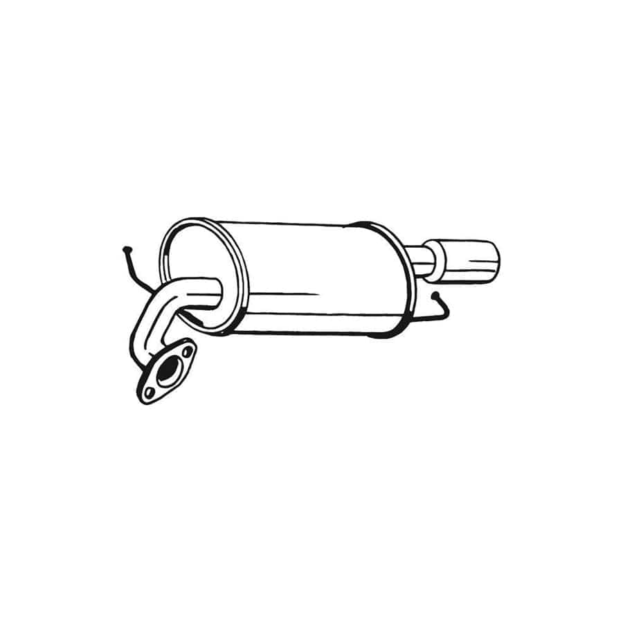 Bosal 171-055 Rear Silencer for Mazda 6