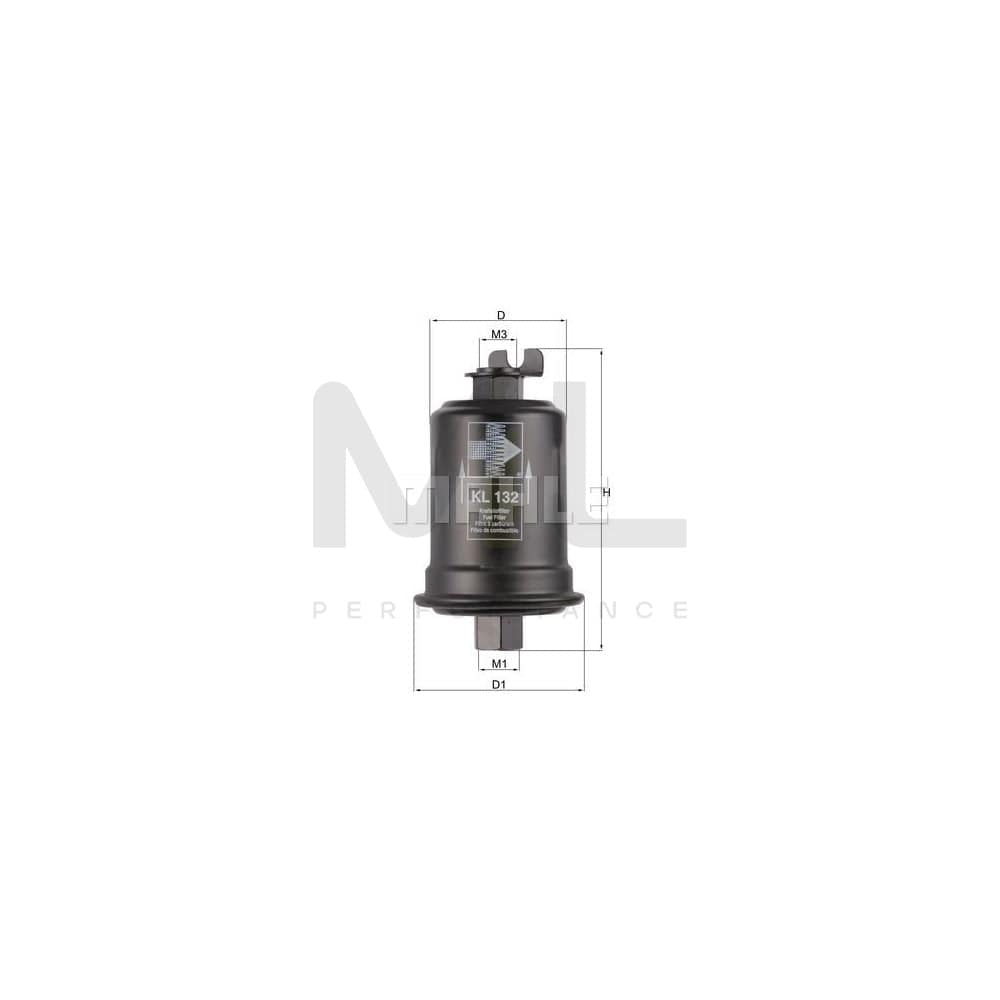 MAHLE ORIGINAL KL 132 Fuel filter In-Line Filter | ML Performance Car Parts