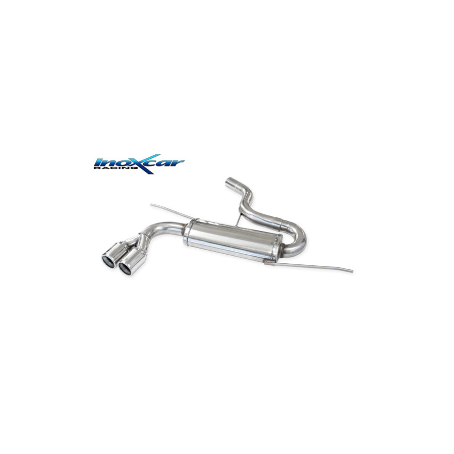 InoXcar OVAU.13.80 Audi A3 (8P) Stainless Steel Rear Exhaust