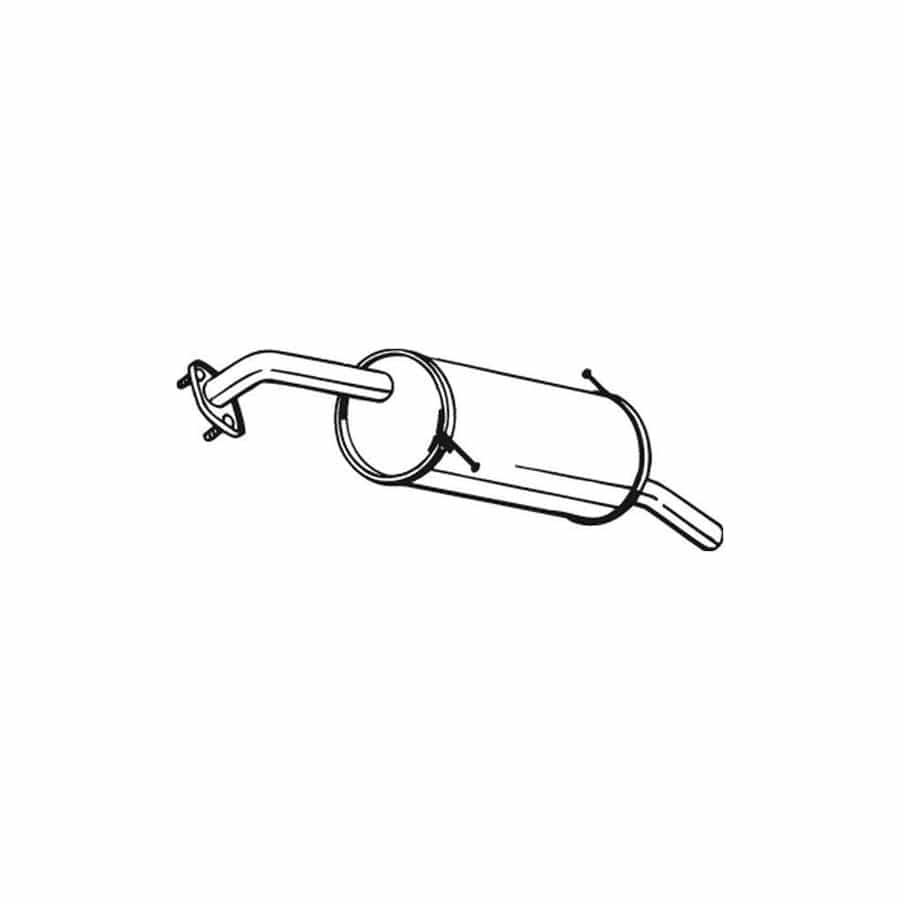 Bosal 171-045 Rear Silencer for Mazda 2 Hatchback (De, Dh)