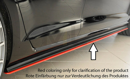 Rieger 00059587 VW Mk7 Golf Side Skirt Splitter (GTI, GTD & GTE) 6 | ML Performance UK Car Parts