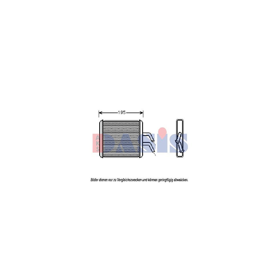 AKS Dasis 516010N Heater Matrix for KIA Rio