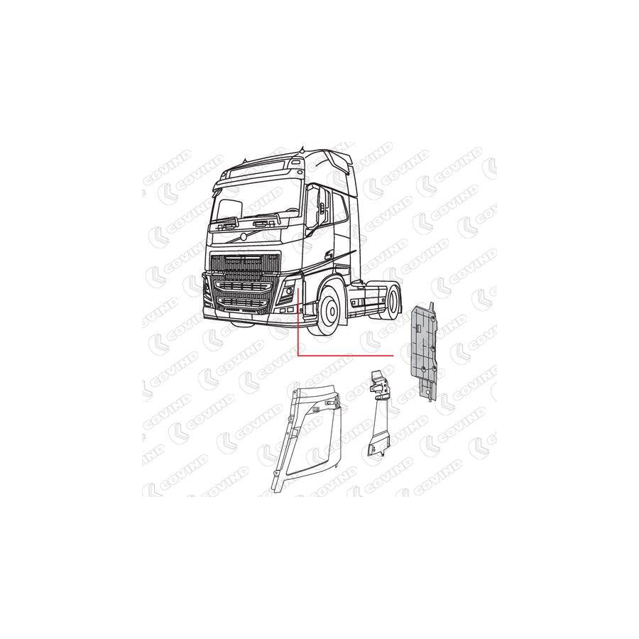Covind 4Fh/129 Wind Deflector