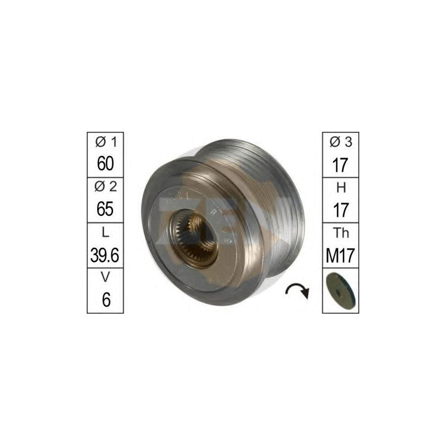 Era 219033 Alternator Freewheel Clutch