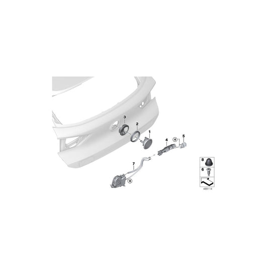 Genuine BMW 51247464415 F39 Trunk Lid Lock (Inc. Cooper ALL4, X2 16d & Cooper D) | ML Performance US