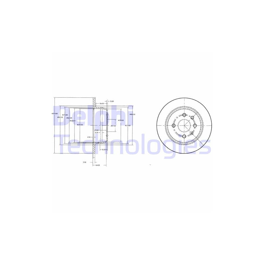 Delphi Bg2635 Brake Disc