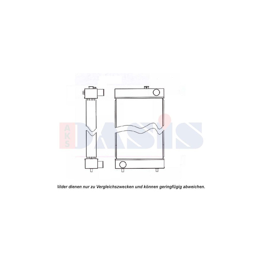 AKS Dasis 450168N Engine Radiator