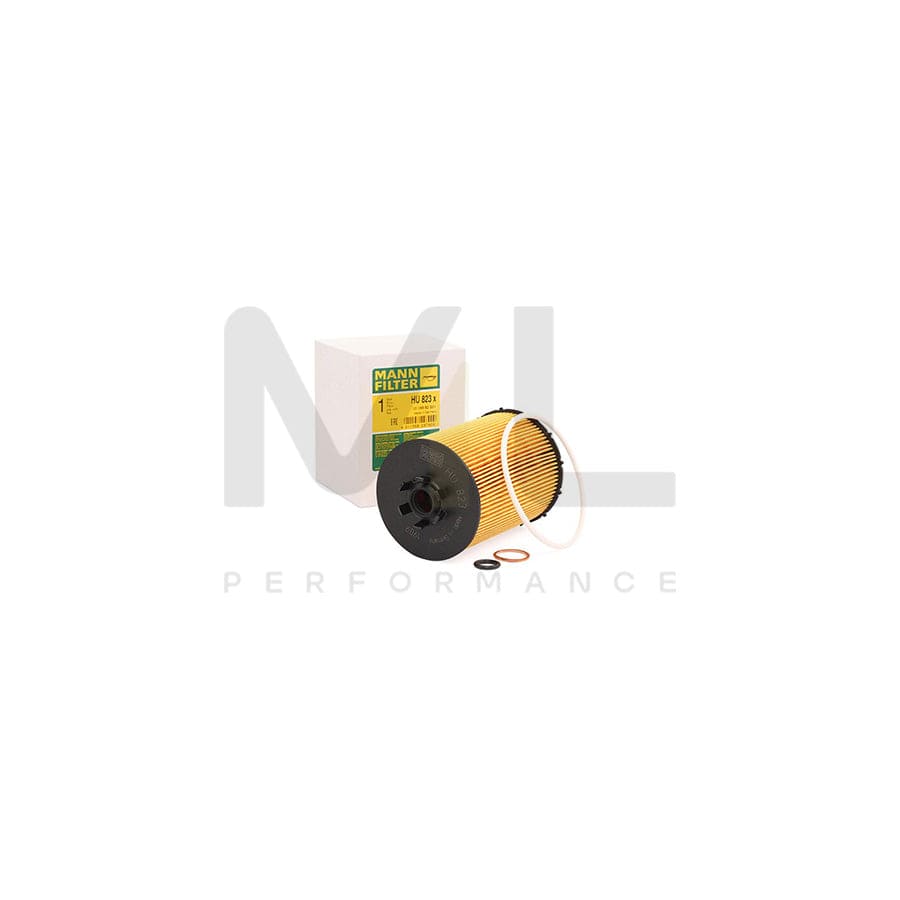 MANN-FILTER HU 823 x Oil Filter with seal, Filter Insert