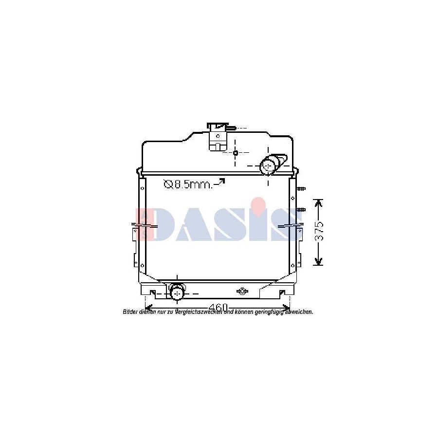 AKS Dasis 440285N Engine Radiator