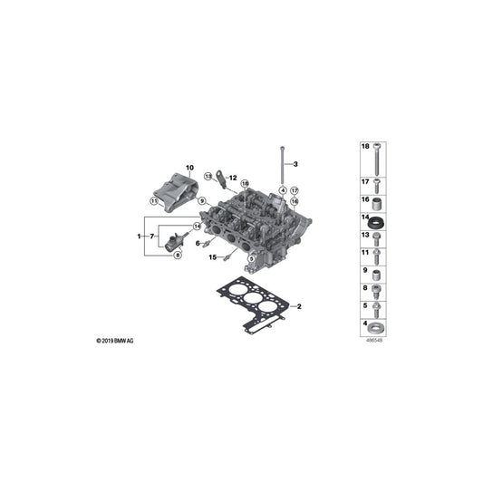 Genuine BMW 11128603620 F45 Engine Supporting Bracket, Right (Inc. 225xe & Cooper SE ALL4) | ML Performance US Car Parts