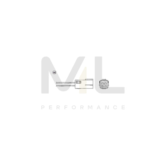 NTK Lambda Sensor / O2 Sensor (NGK 90480) - OZA341-F71 | ML Car Parts UK | ML Performance