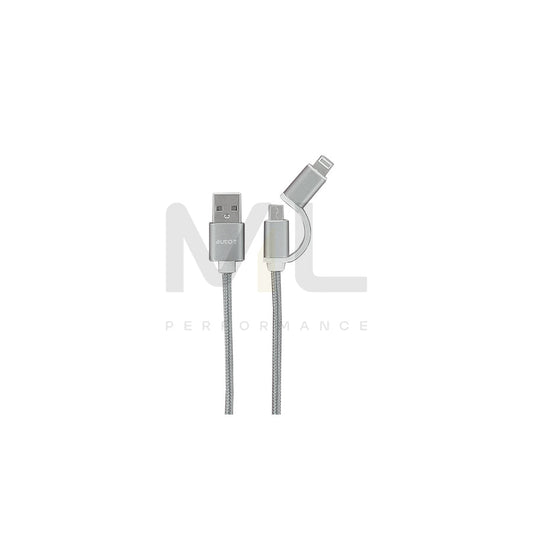AUTO-T 540203 USB charge cable Silver, Blister Pack