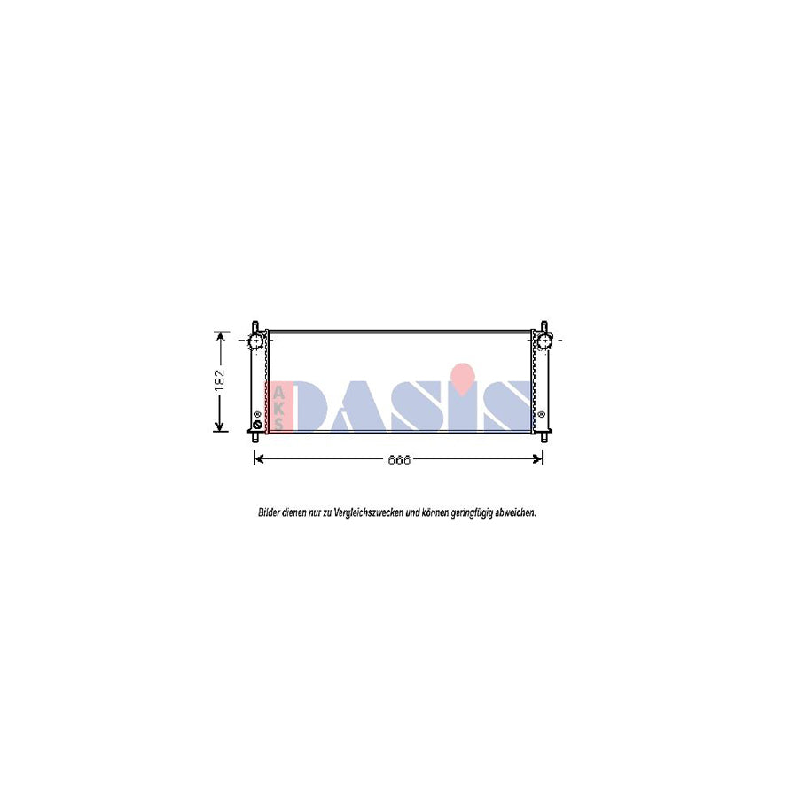 AKS Dasis 172003N Engine Radiator for Porsche 911