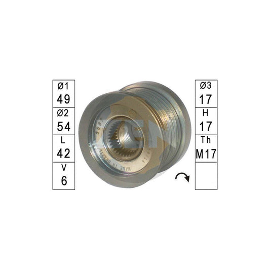 Era ZN5587 Alternator Freewheel Clutch