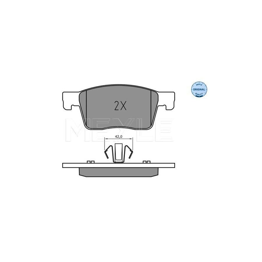 Meyle 025 223 4519 Brake Pad Set