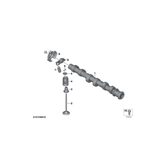 Genuine BMW Mini 11317645953 F55 Inlet Camshaft (Inc. Cooper, Cooper ALL4 & X1 18i) | ML Performance US Car Parts