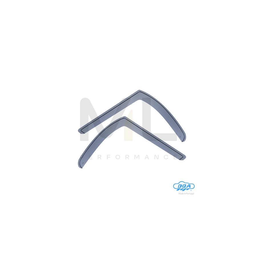 DGA 18030 Wind deflectors for OPEL VIVARO Arrow direction, Front, inner