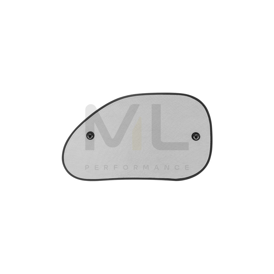 WALSER Maxi 30245 Car sun shade Grey, Polyester, Quantity: 2