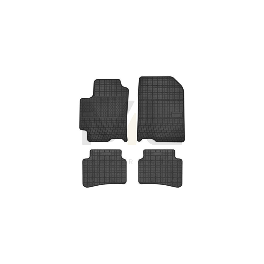 FROGUM Tailored 547860 Floor mat set Elastomer, Front and Rear, Quantity: 4, Black, (LHD)