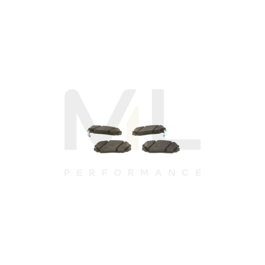 Bosch 0986494374 Brake Pad Set With Acoustic Wear Warning, With Anti-Squeak Plate BP1282 | ML Performance Car Parts