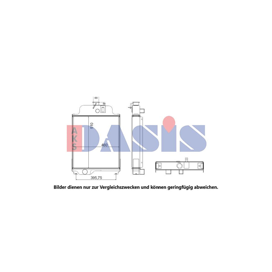 AKS Dasis 820174N Air Conditioning Evaporator