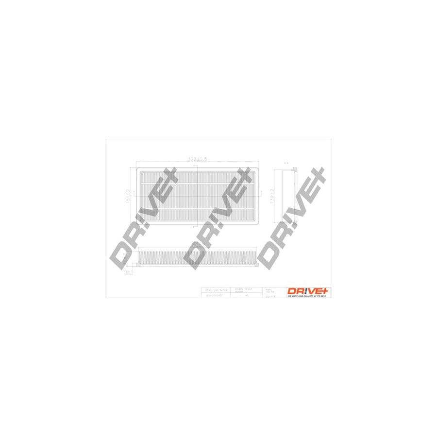 Dr!Ve+ Dp1110.10.0427 Air Filter