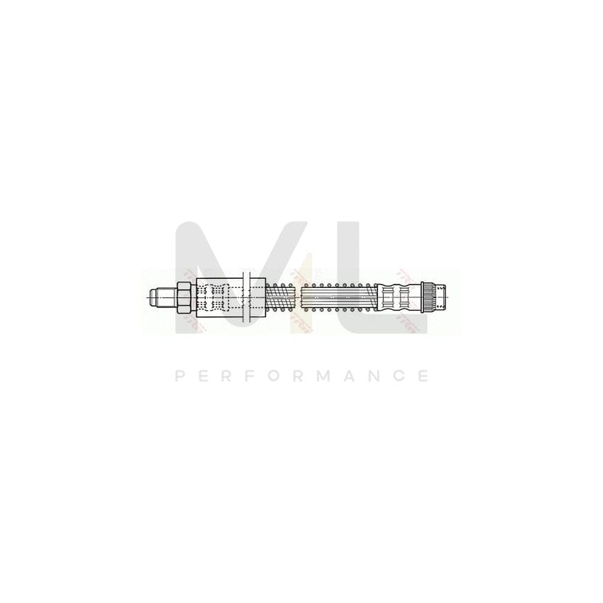 TRW PHB484 Brake Hose for RENAULT Vel Satis 365mm, M10x1 | ML Performance Car Parts