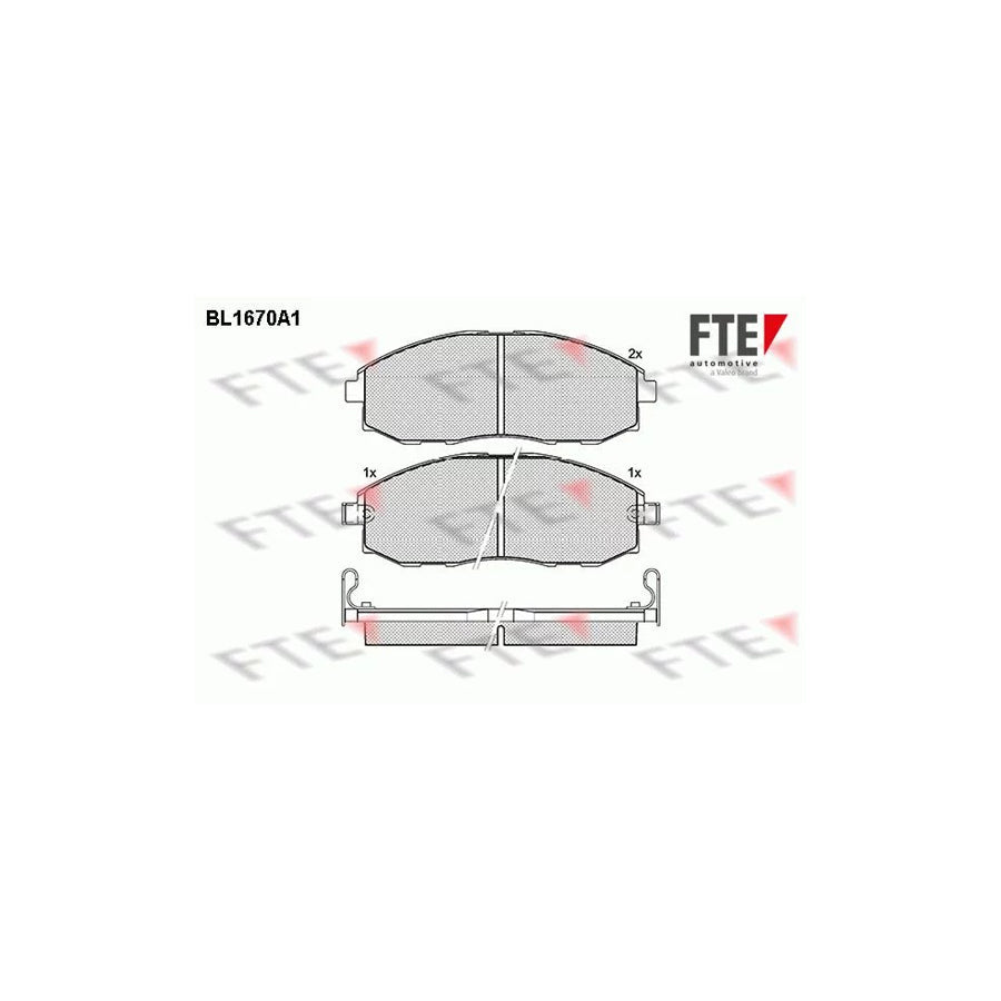 FTE 9010285 Brake Pad Set