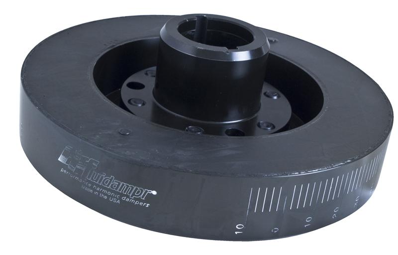 Fluidampr Chevy 396-427 CID V8 w/ (2) 1/4 key slot Steel Internally Balanced Damper