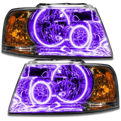 ORACLE Lighting Oracle 03-06 Ford Expedition SMD HL - Chrome - ColorSHIFT