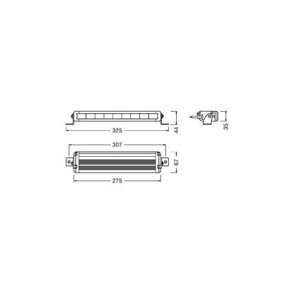 OSRAM  Ledriving Driving Lights Value Series Leddl115 Sp Led Bar